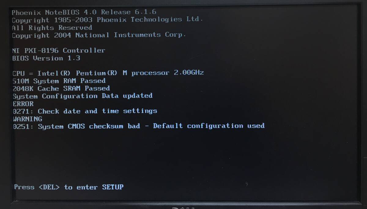 National Instruments NI PXI-1042 Mainframe Chassis NI PXI-8196 NI PXI-6229 NI PXI-7813R [n1189127127]