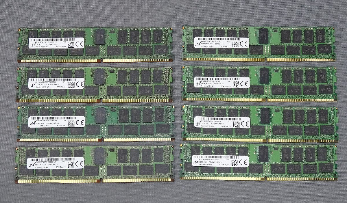 Micron MTA36ASF4G72PZ-2G3B1 Memory 256GB (32GB x 8) PC4-2400T-RB1-11 [u1245053970]