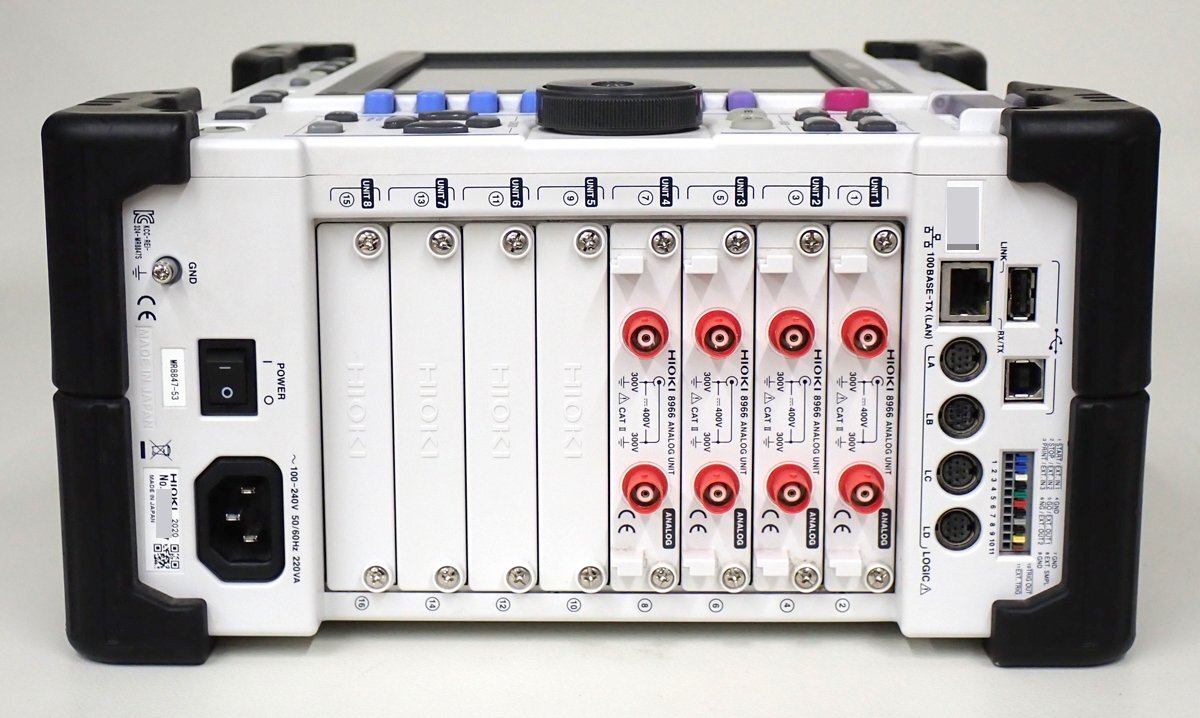 Hioki MR8847A Memory HiCorder with 4 Analog Units and Internal SSD Unit [n1246159606]