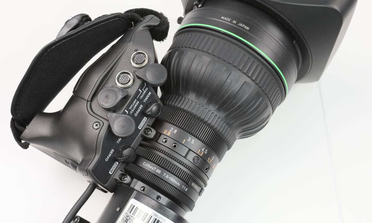 Canon CJ25ex7.6 IASE 2/3 4K Broadcast Portable Lens with Remote [c1240823037]