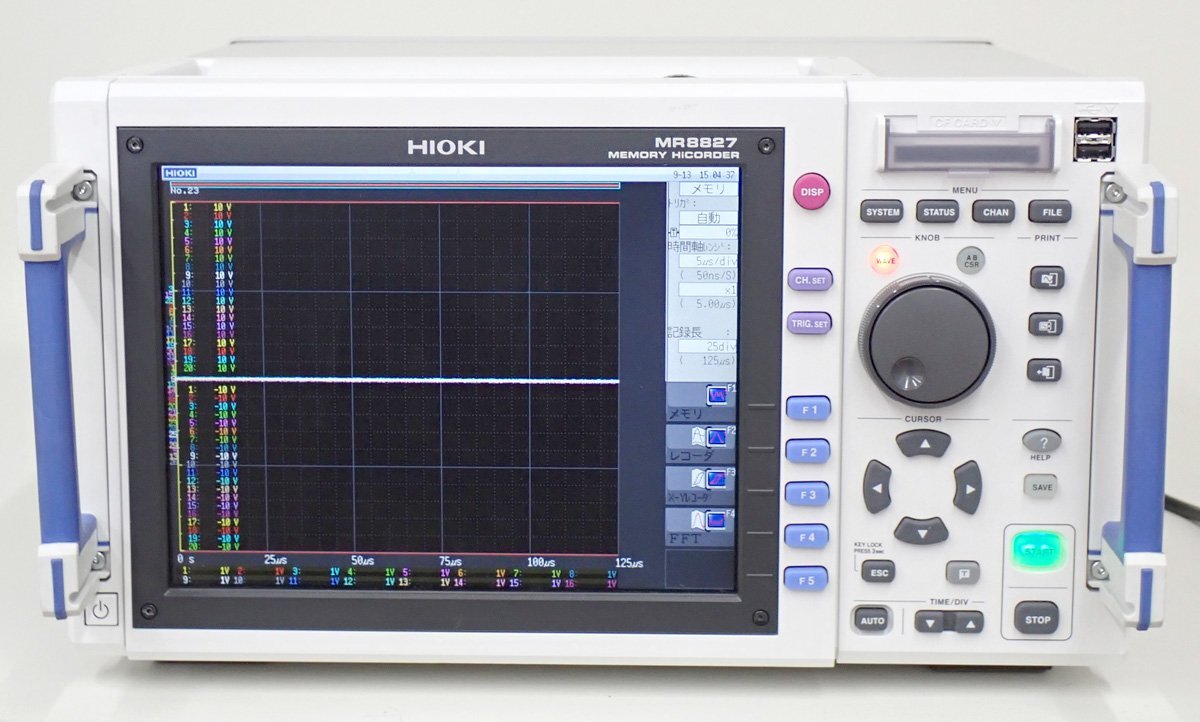HIOKI MR8827 Memory HiCorder with 8966×16 Analog Unit, U8330 SSD Unit, U8350 Printer Unit [c1212814312]