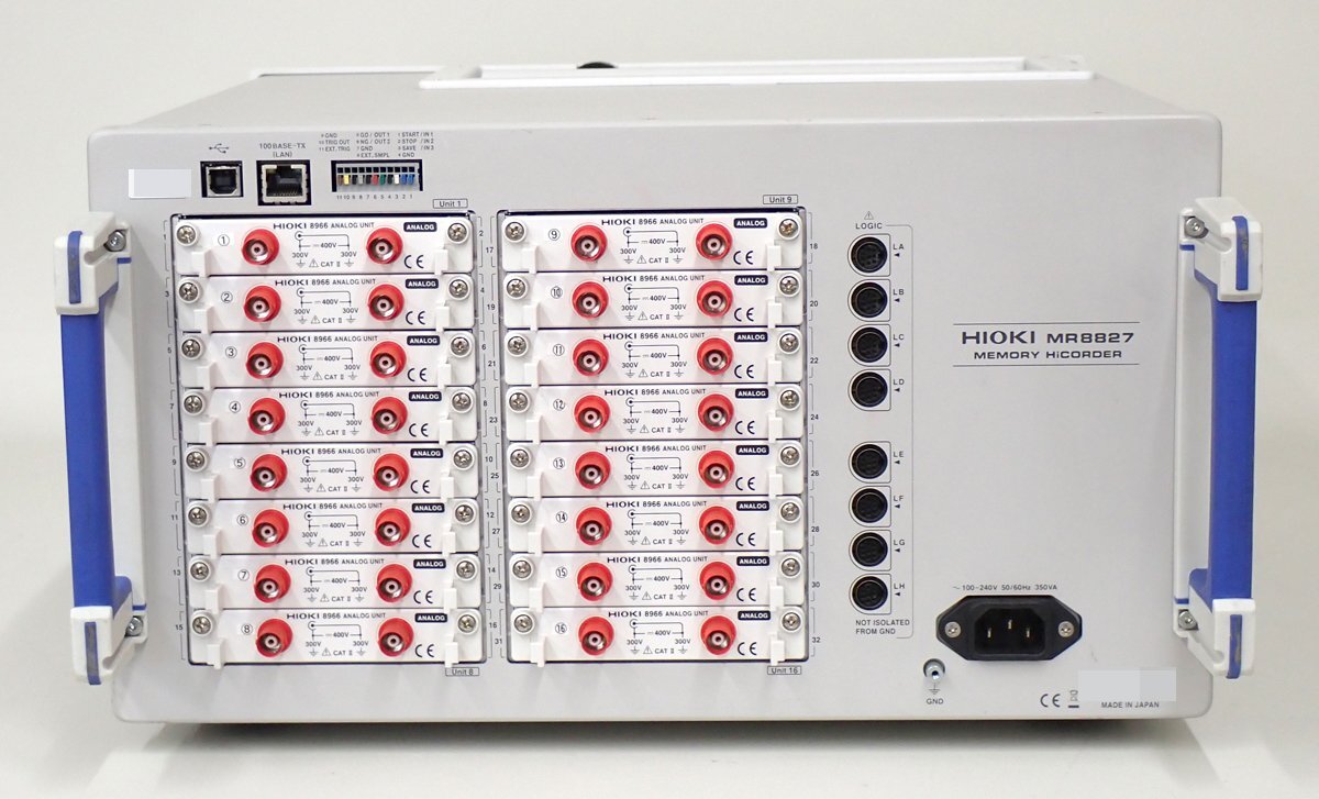 HIOKI MR8827 Memory HiCorder Analog Unit SSD Unit Printer Unit [p1214814851]