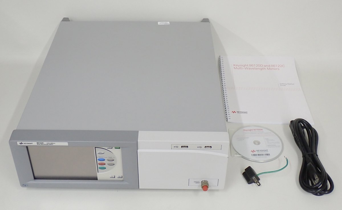 RT54560◆KEYSIGHT/Keysight 86122C Opt.021/110/81000FI Multi-Wavelength Meter Optical Wavelength Meter 1270-1650nm [No Return Guaranteed]