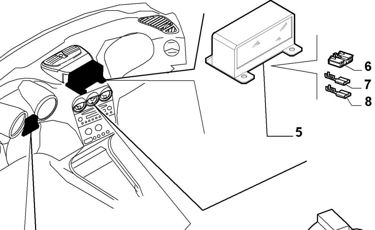 Alfa Romeo 156 60674051 Information Display Operation Indicator [p1170527520]