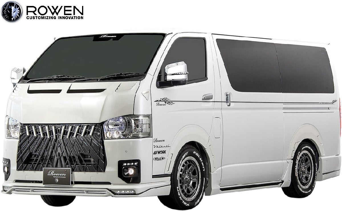 [M’s] 200 Hiace Type 4 Type 5 Type 6 Type 7 Narrow (2013.11-) ROWEN Racing Bonnet Hood Rowen Rowen Aero Parts 2T019B00 [o1196093847]
