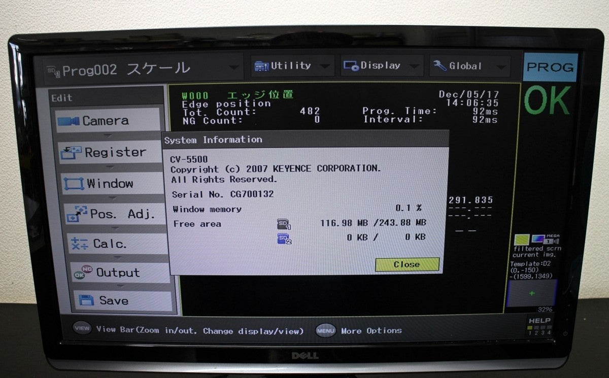 Keyence CV5500 Digital Image Sensor Controller [e1048602743]