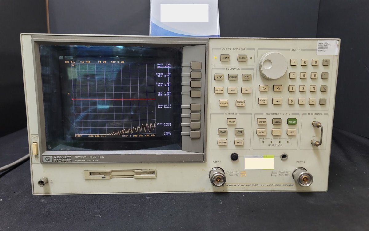 HP 8753D Network Analyzer 30kHz-6GHz [h1188411140]