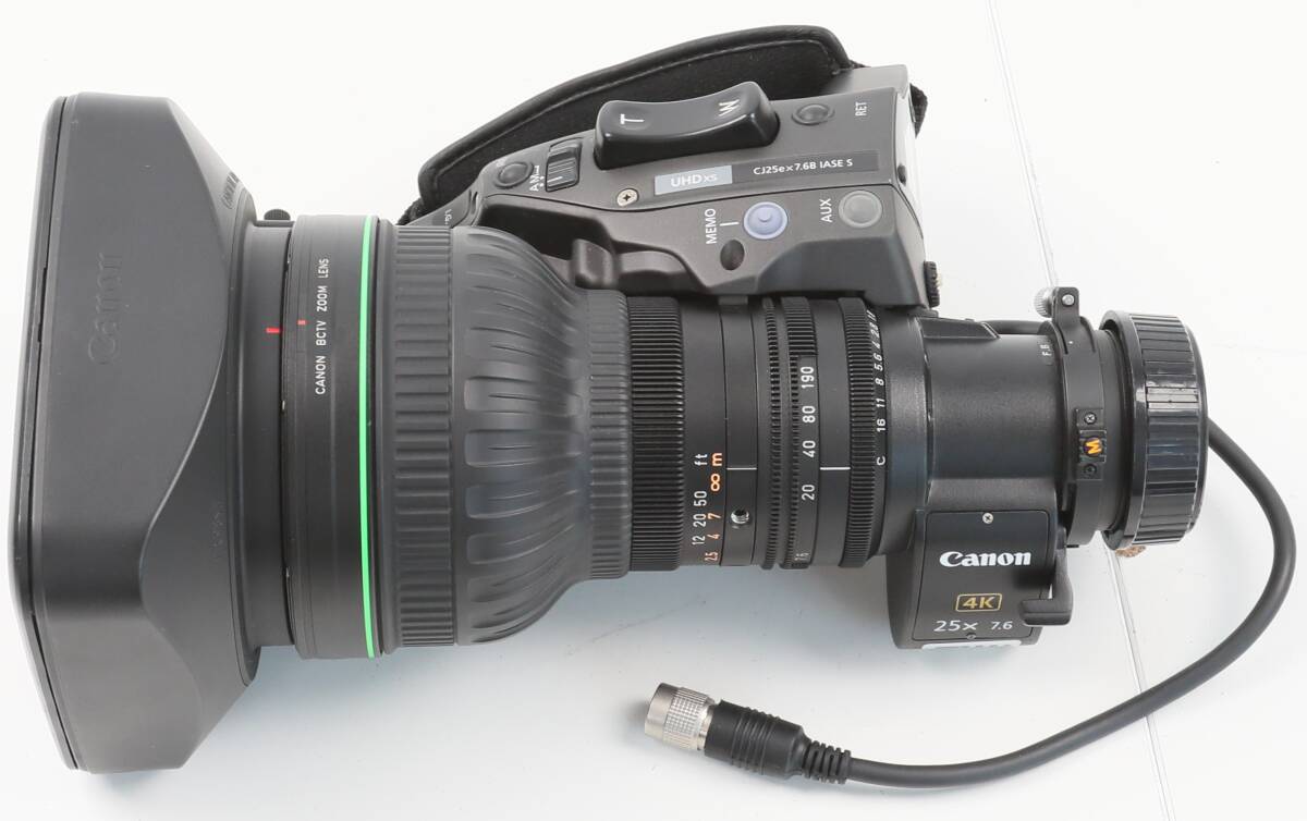 Canon CJ25ex7.6 IASE 2/3 4K Broadcast Portable Lens with Remote [c1240823037]