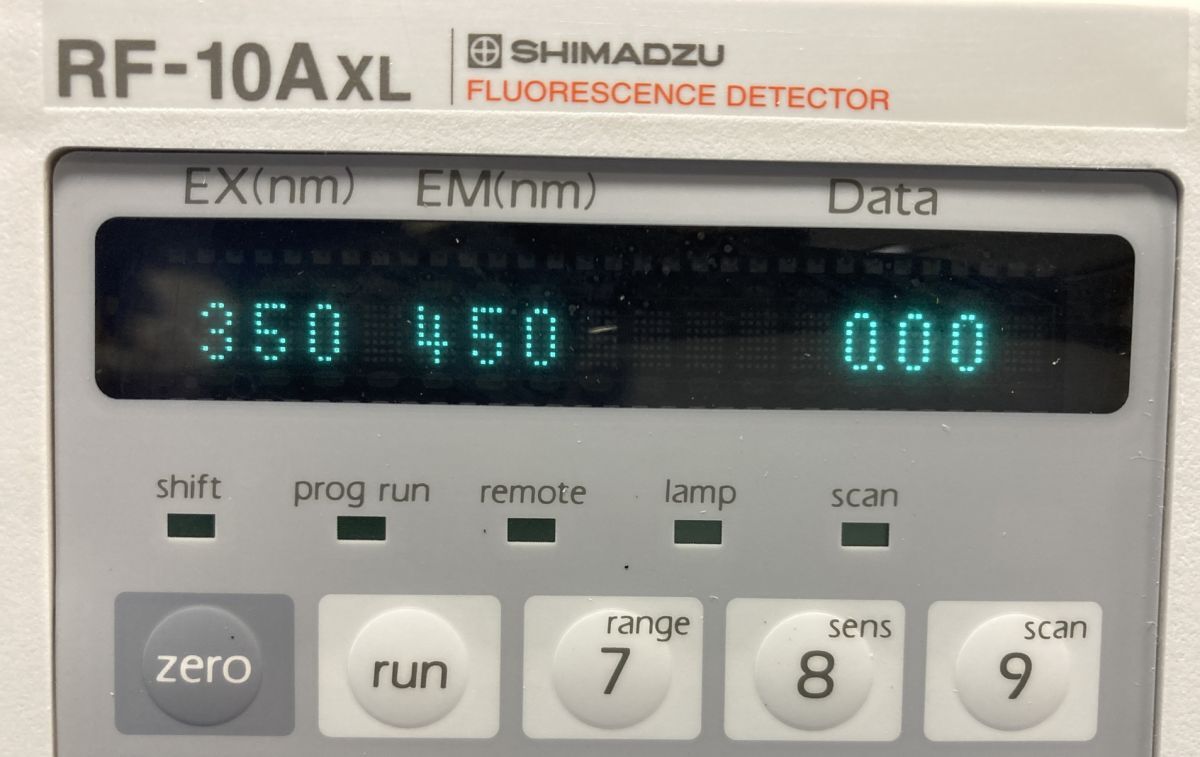 Shimadzu RF-10AXL Liquid Chromatograph HPLC Fluorescence Detector [l1208180296]