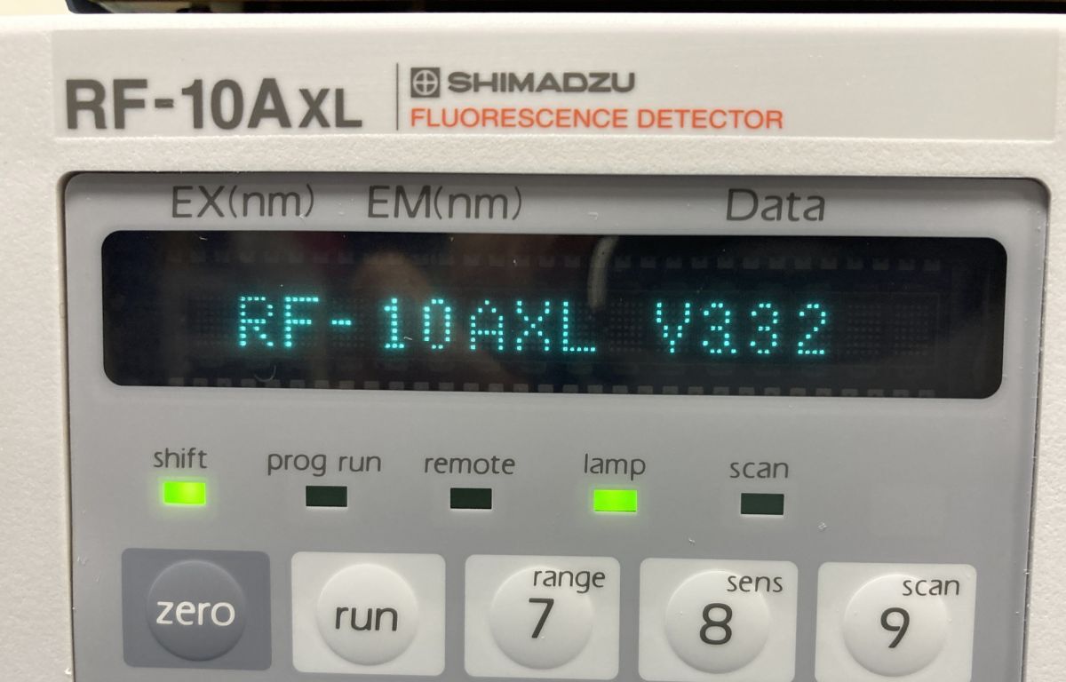 Shimadzu RF-10AXL Liquid Chromatograph HPLC Fluorescence Detector [h1208209166]