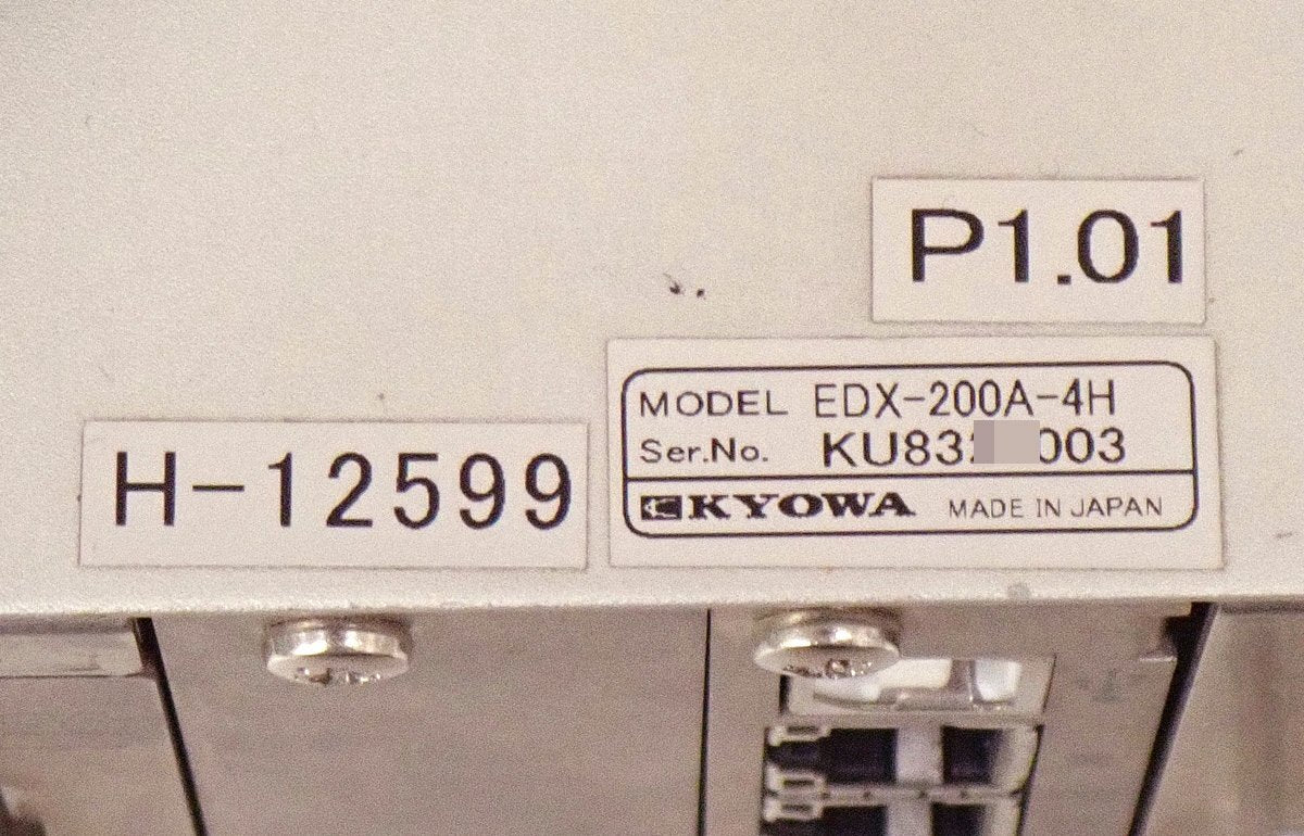 Kyowa EDX-200A-4H Universal Recorder with CVM-40A 4 Units [1246558729]
