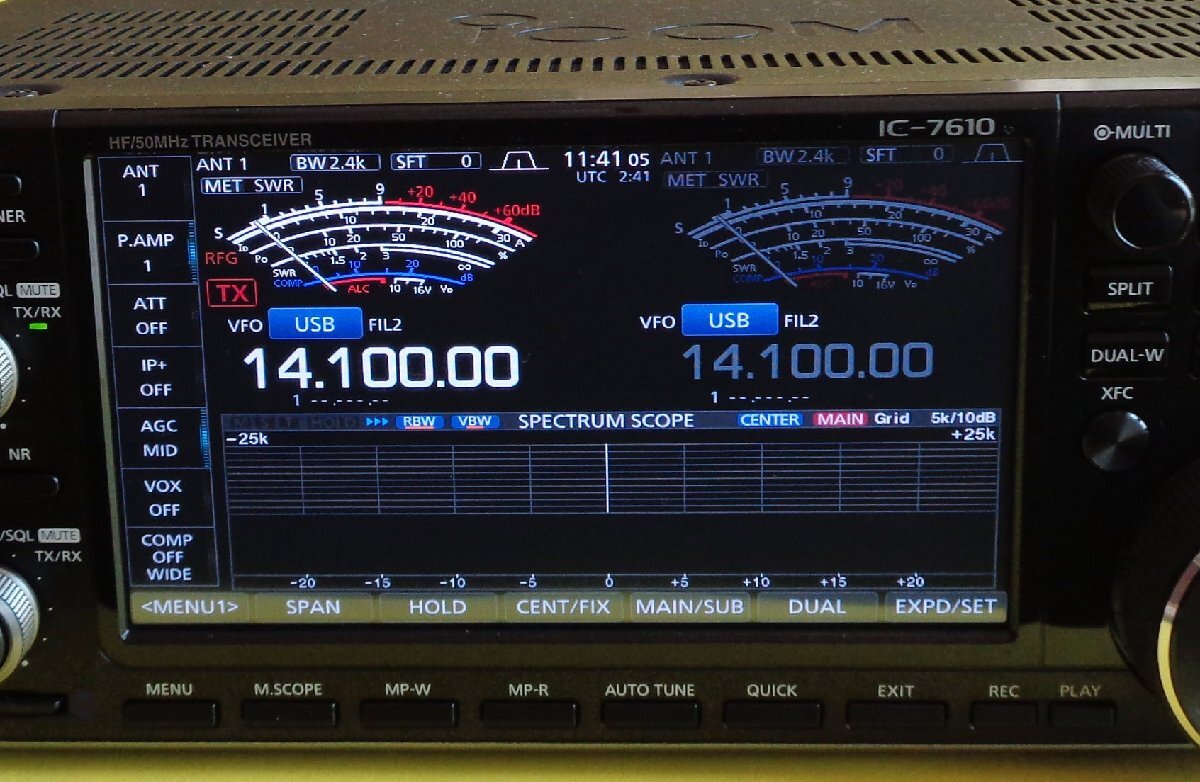 ICOM IC-7610 HF Transceiver 100W 50MHz Latest Firmware Ver1.42 [c1196307581]