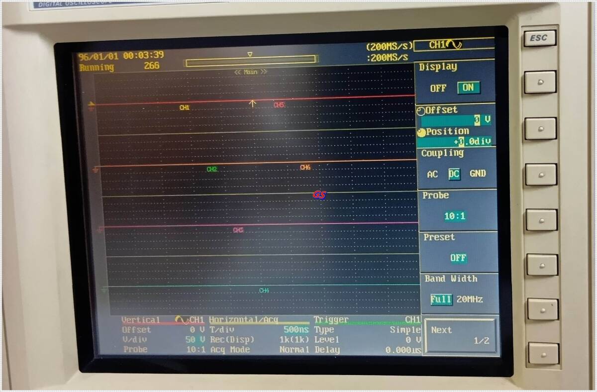 Yokogawa DL2700 Digital Oscilloscope 8bit 500MS/s 150MHz [1226572929]