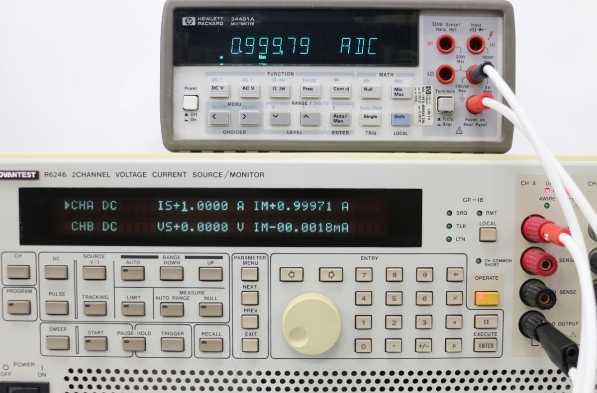 Advantest R6246 DC Voltage Current Source Monitor 2CH 220V 20A [u1023147857]