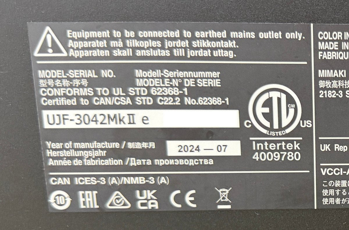 Mimaki UJF-3042MkIIe UV-LED Flatbed Inkjet Printer [s1240948880]
