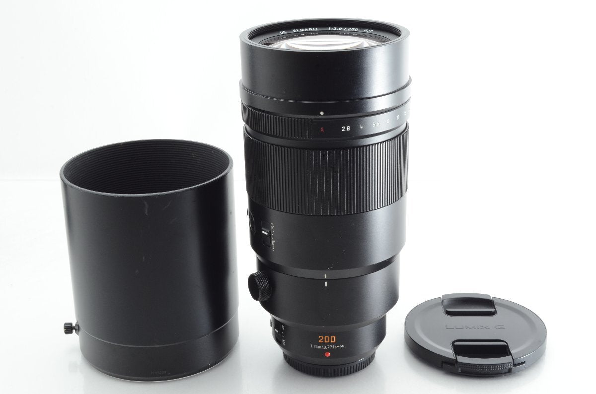 #B911 ★ Average item ★ Panasonic LEICA DG ELMARIT 200mm F2.8 POWER O.I.S. H-ES200 Panasonic Leica [x1205837482]
