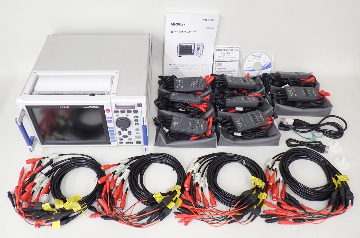 HIOKI MR8827 Memory HiCorder with 8966×16 Analog Unit, U8330 SSD Unit, U8350 Printer Unit [c1212814312]