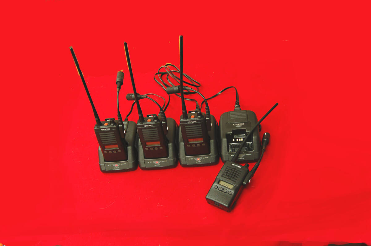 Kenwood TCP-523 Intercom Set - Set of 4 Special Edition Racing Radios [w1178026365]