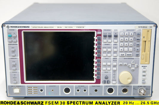 ROHDE&SCHWARZ FSEM30 Spectrum Analyzer 20Hz-26.5GHz [v1209039555]