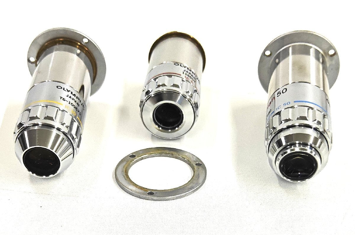 Olympus MSPlan50 MSPlan5 MSPlan10 Objective Lens 3-Piece Set [h1212325431]