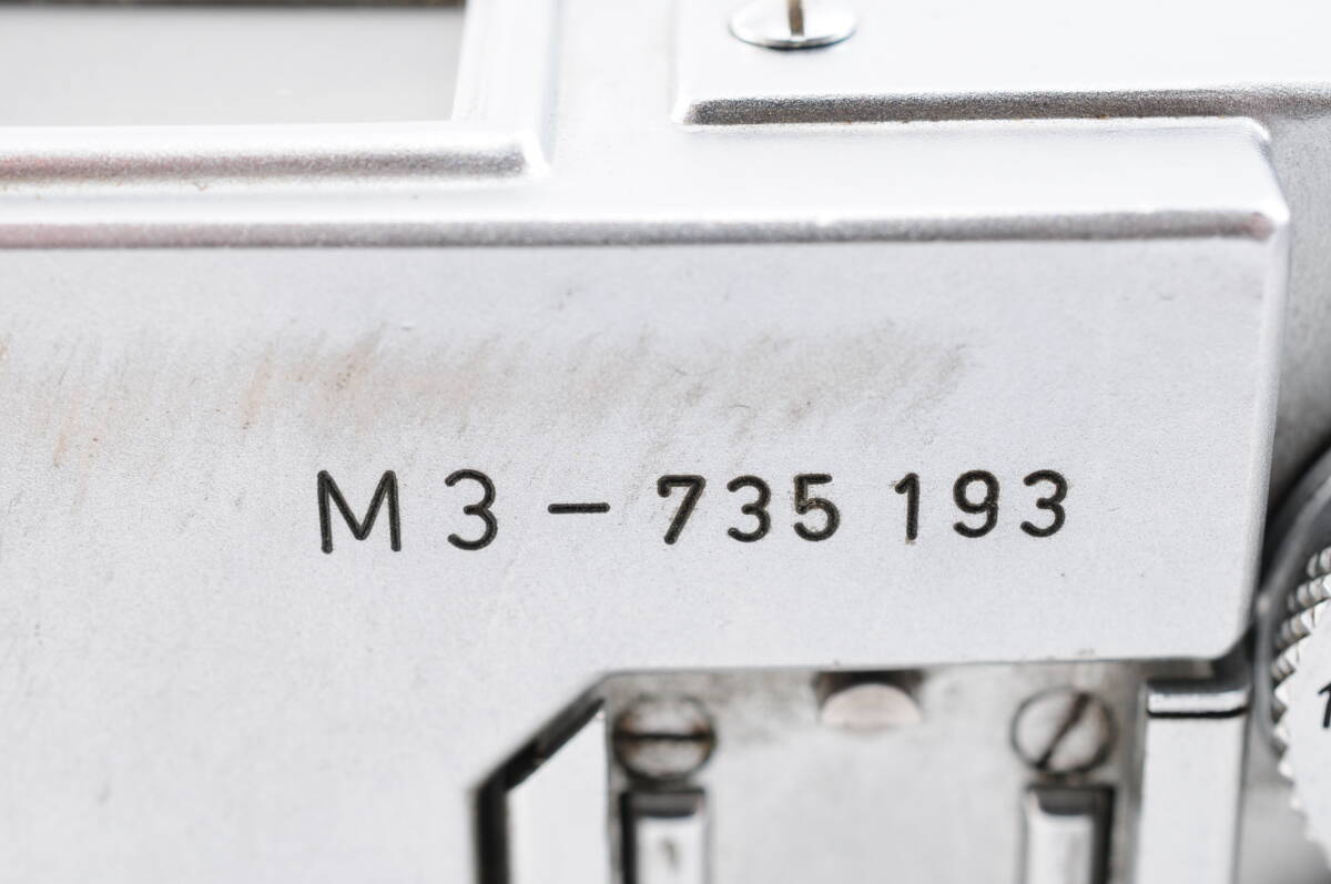 #c0012 [Normal item] Leica M3 film camera body 2 times winding [s1196054724]