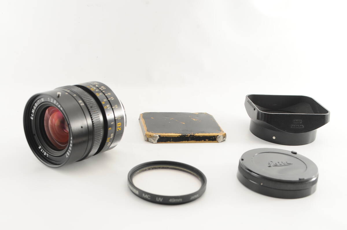 ■Good condition■ Leica LEITZ ELMARIT-M 28mm F2.8 ★ Beautiful appearance full of cleanliness! No optical mold or scratches! Limited to 1 unit! Please come early! #1706 [s1196193667]