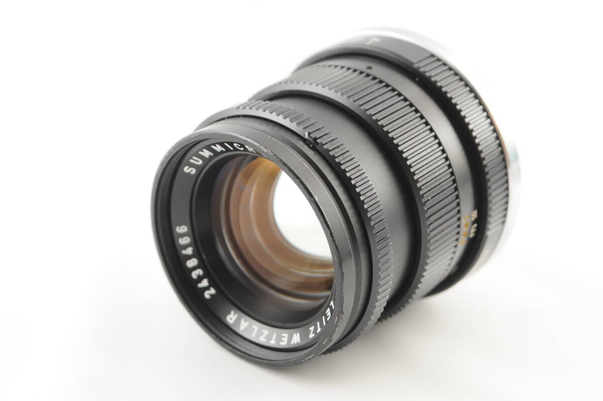■Good condition■ Leica SUMMICRON 50mm F2 2nd generation ★ Clean and beautiful appearance! No optical mold or scratches! Fully working item! Operation confirmed in detail! #1746 [o1199706695]