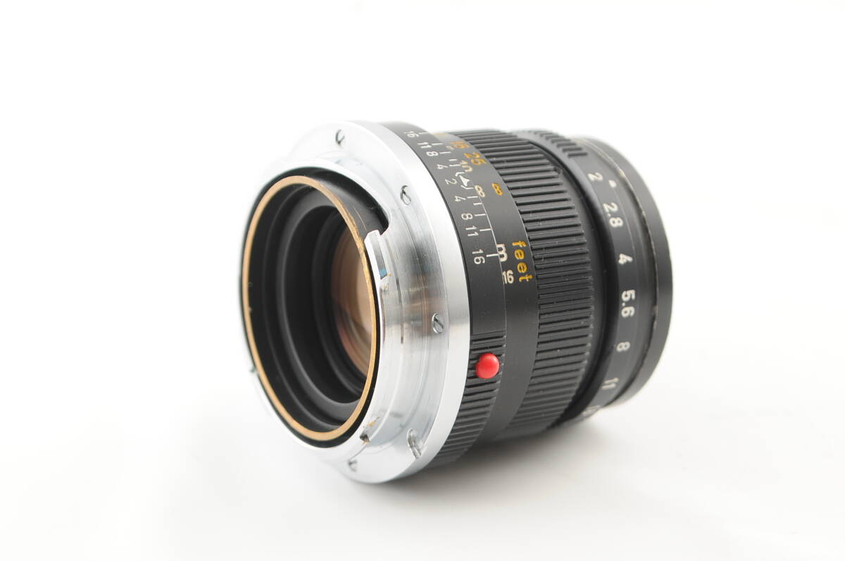 ■Good condition■ Leica SUMMICRON 50mm F2 2nd generation ★ Clean and beautiful appearance! No optical mold or scratches! Fully working item! Operation confirmed in detail! #1746 [o1199706695]