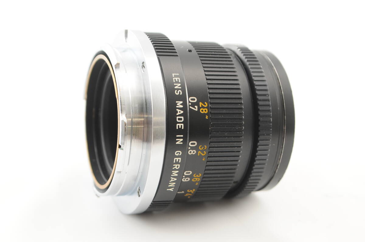 ■Good condition■ Leica SUMMICRON 50mm F2 2nd generation ★ Clean and beautiful appearance! No optical mold or scratches! Fully working item! Operation confirmed in detail! #1746 [o1199706695]
