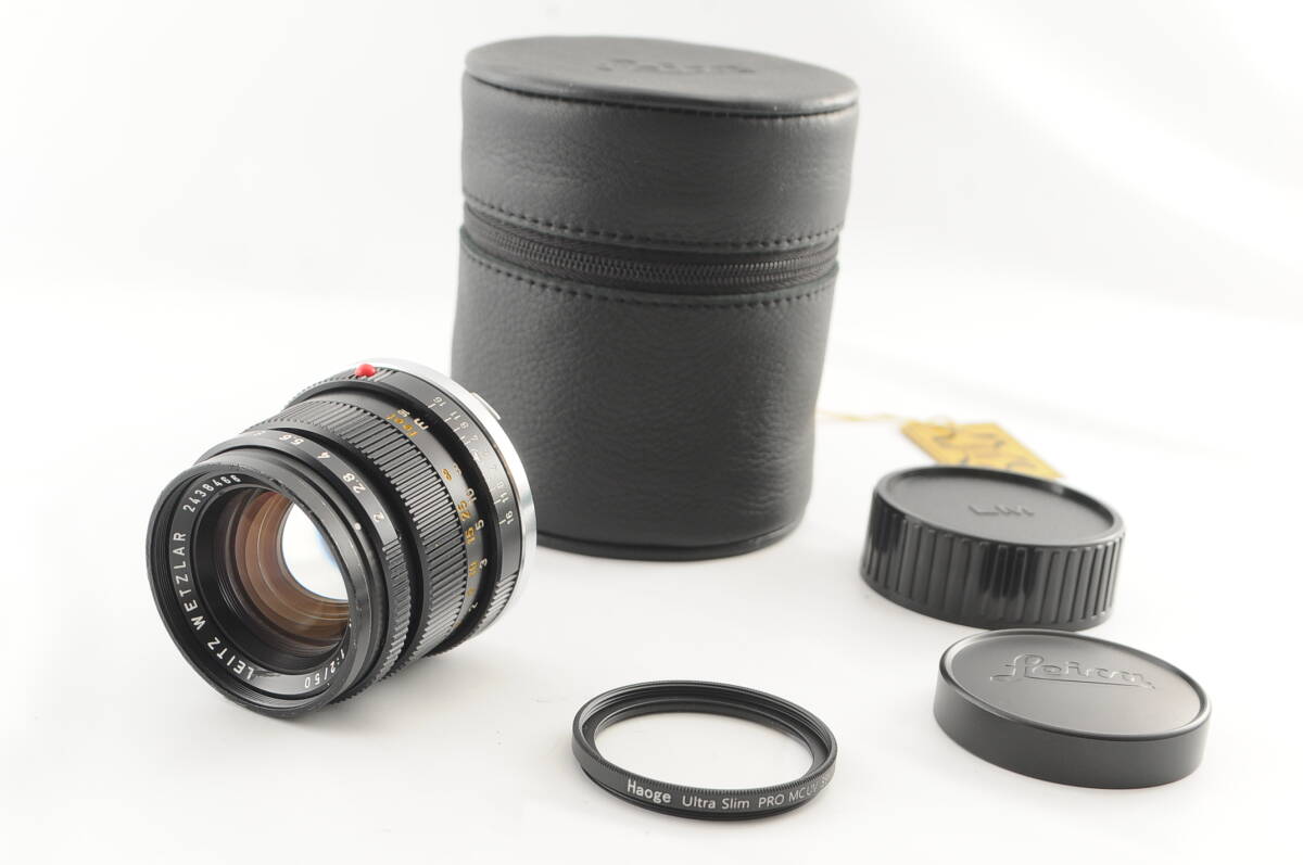 ■Good condition■ Leica SUMMICRON 50mm F2 2nd generation ★ Clean and beautiful appearance! No optical mold or scratches! Fully working item! Operation confirmed in detail! #1746 [o1199706695]