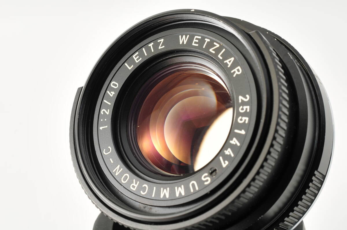 Leica Leitz Wetzlar Summicron C 40mm f2 M Mount Lens [e1201531295]