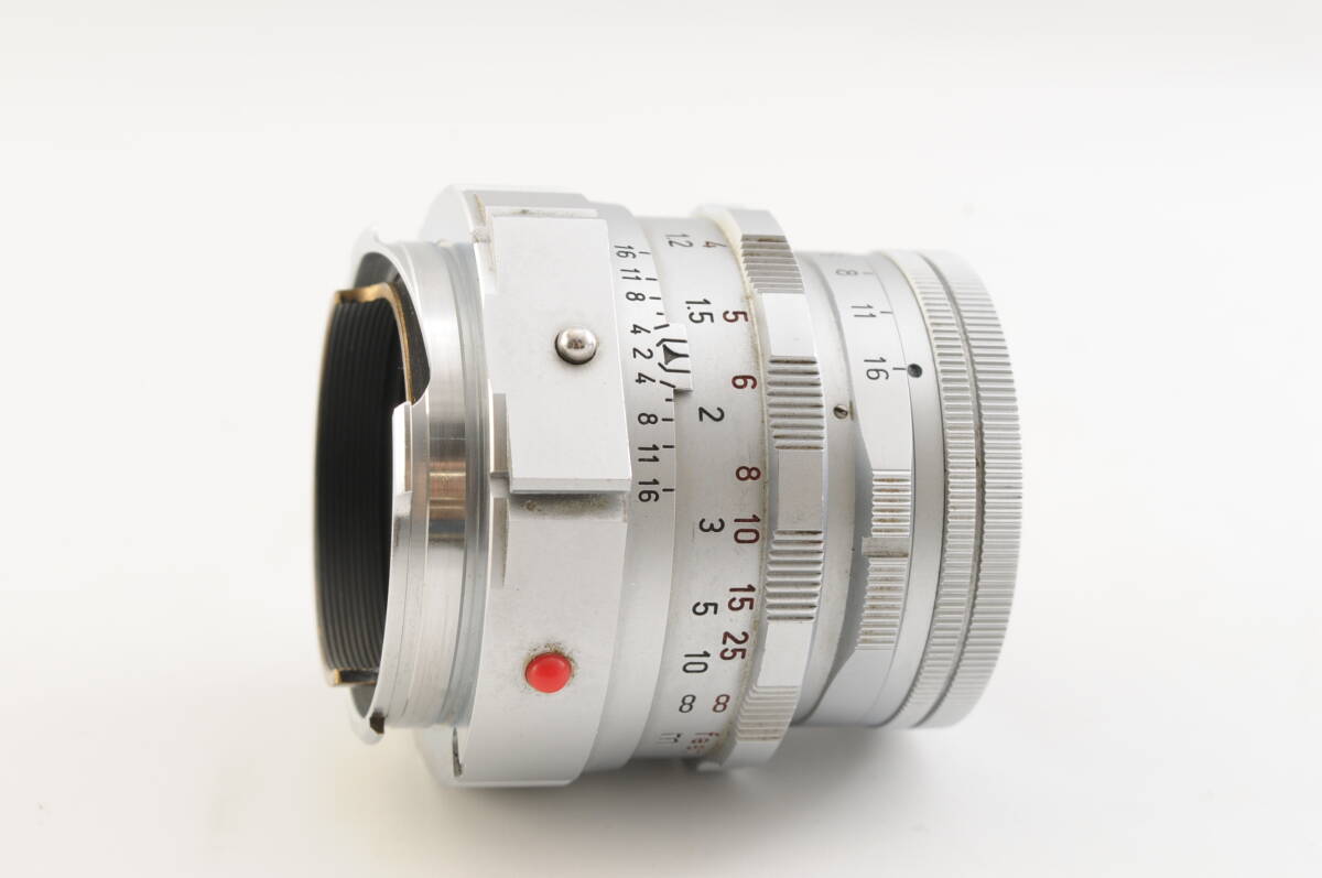 ★Working item★ Leica DR SUMMICRON 50mm F2 M mount with accessories★ Clean and beautiful appearance! No scratches on the optical system! Operation has been confirmed in detail! [1212188456]