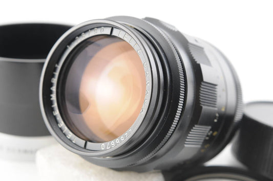 ★Working item★ Leica TELE ELMARIT 90mm F2.8 Early FAT M mount Genuine accessories included★Clean and beautiful appearance! No clouding! Detailed operation check [l1218469863]
