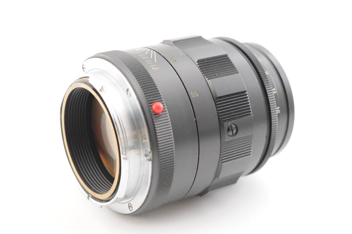 ★Working item★ Leica TELE ELMARIT 90mm F2.8 Early FAT M mount Genuine accessories included★Clean and beautiful appearance! No clouding! Detailed operation check [l1218469863]