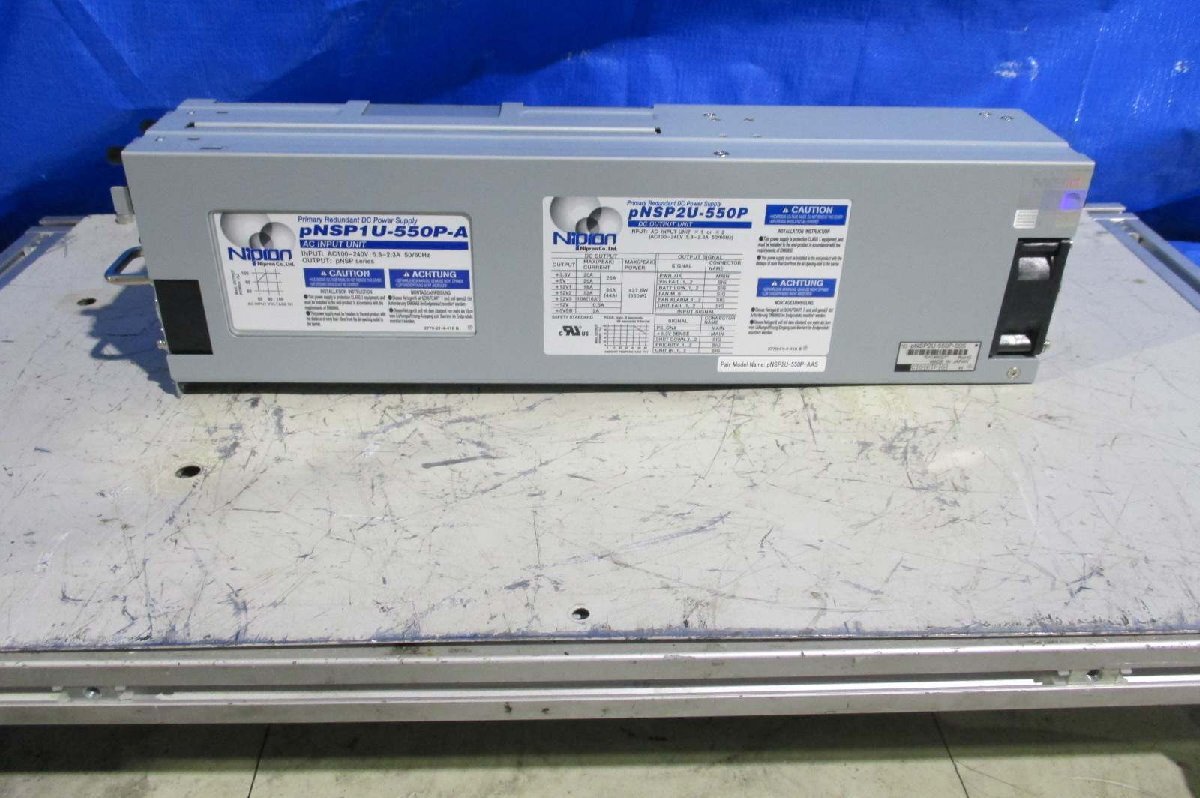 NIPRON PNSP2U-550P DC OUTPUT UNIT PNSP1U-550P-A AC INPUT UNIT [u1150906388]