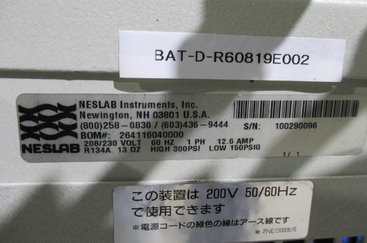 NESLAB NH03801 M75 Chiller Unit [j1170350903]