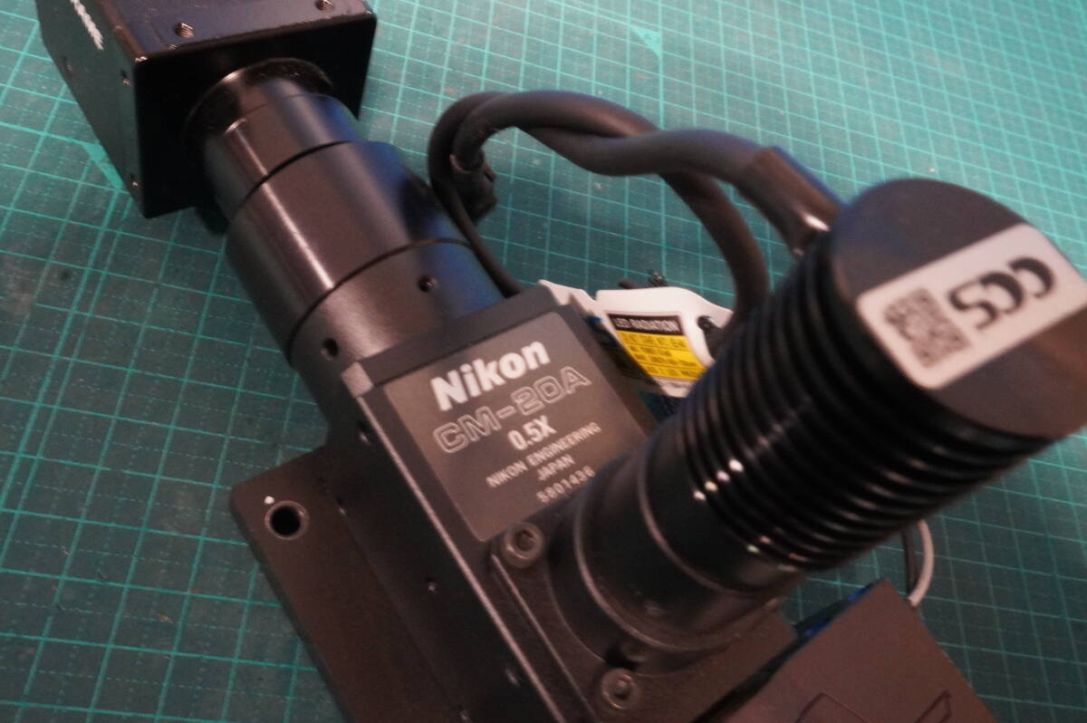 Nikon CF Plan 20X Microscope Lens / Nikon CM Series CM-20A Small Epi-Illumination Microscope / FC350CL High Speed Progressive Camera [v1210059669]