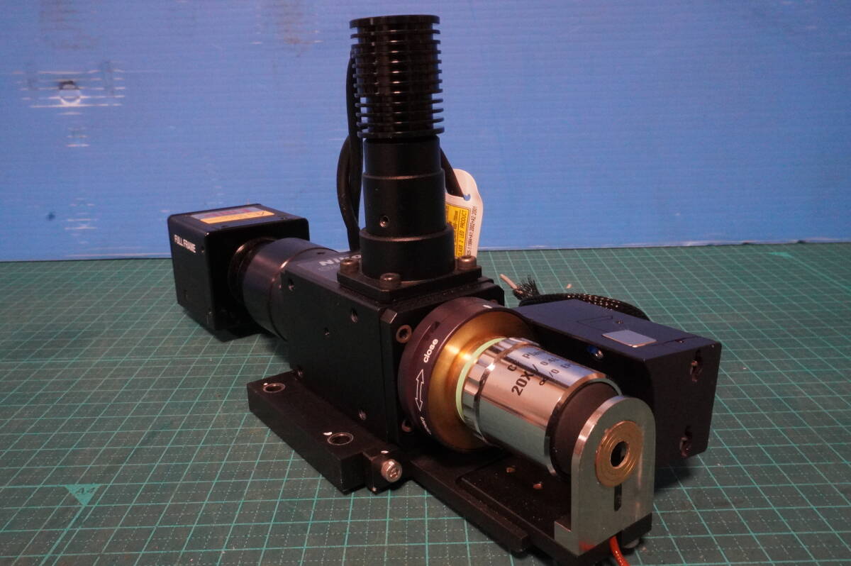 Nikon CF Plan 20X Microscope Lens Small Epi-Illumination Microscope CM Series CM-20A High Speed Progressive Camera FC350CL [v1210059669]