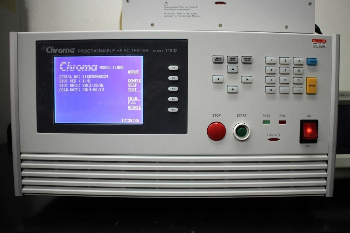 Chroma 11802 High Frequency Withstanding Voltage Tester 2500V 200kHz [e1048596423]