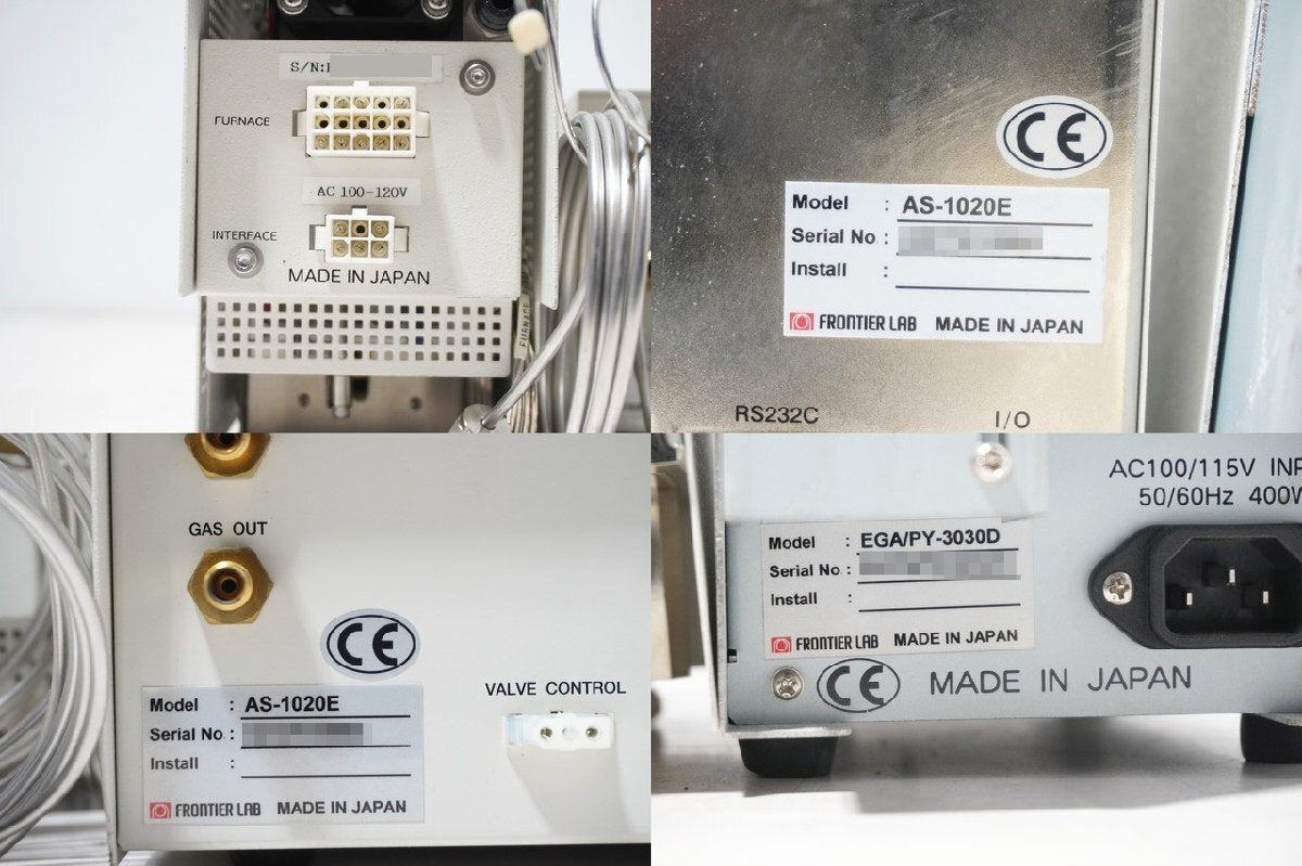 Frontier Lab AS-1020E Auto-Shot Sampler and EGA/PY-3030D Multi-Shot Pyrolyzer [f1233056715]