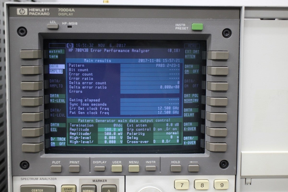 HP 70843B Bit Error Rate Tester 100Mbps-12Gbps [h465146878]