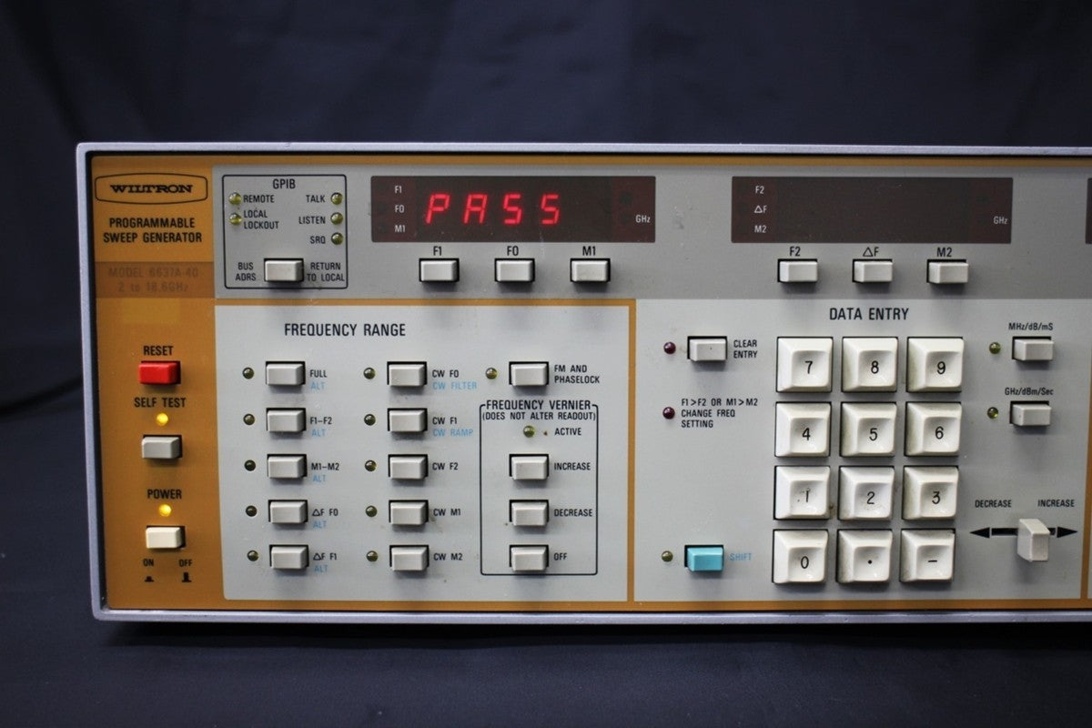 Wiltron 6637A Sweep Generator 2-18.6GHz [e423630036]