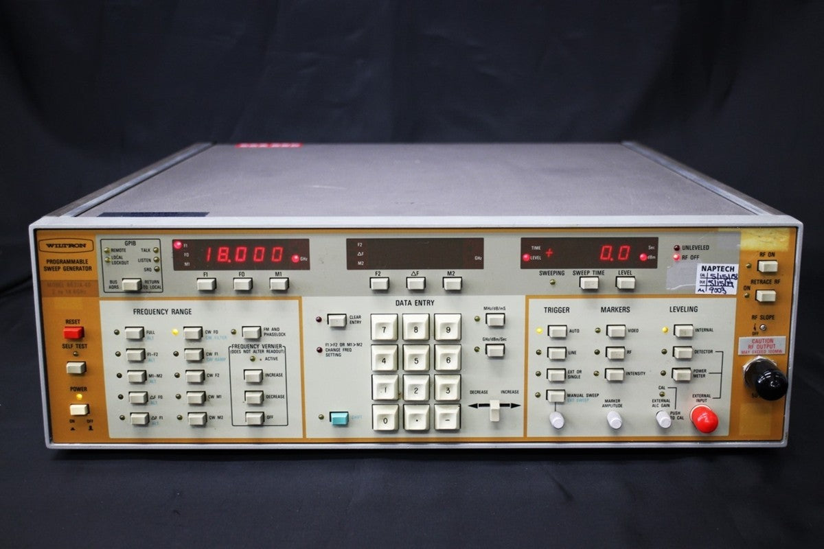 Wiltron 6637A Sweep Generator 2-18.6GHz [e423630036]