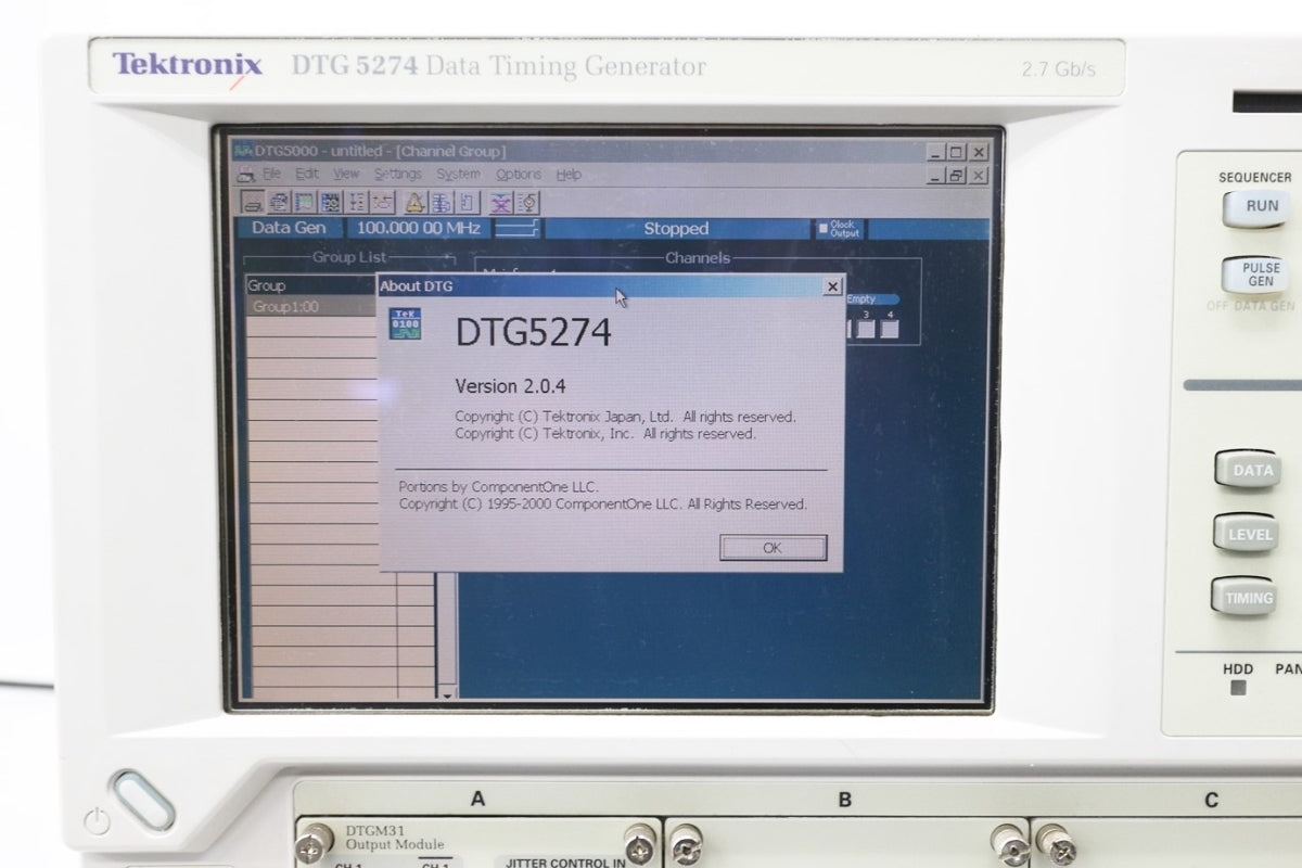 Tektronix DTG5274 Data Timing Generator [t810685578]