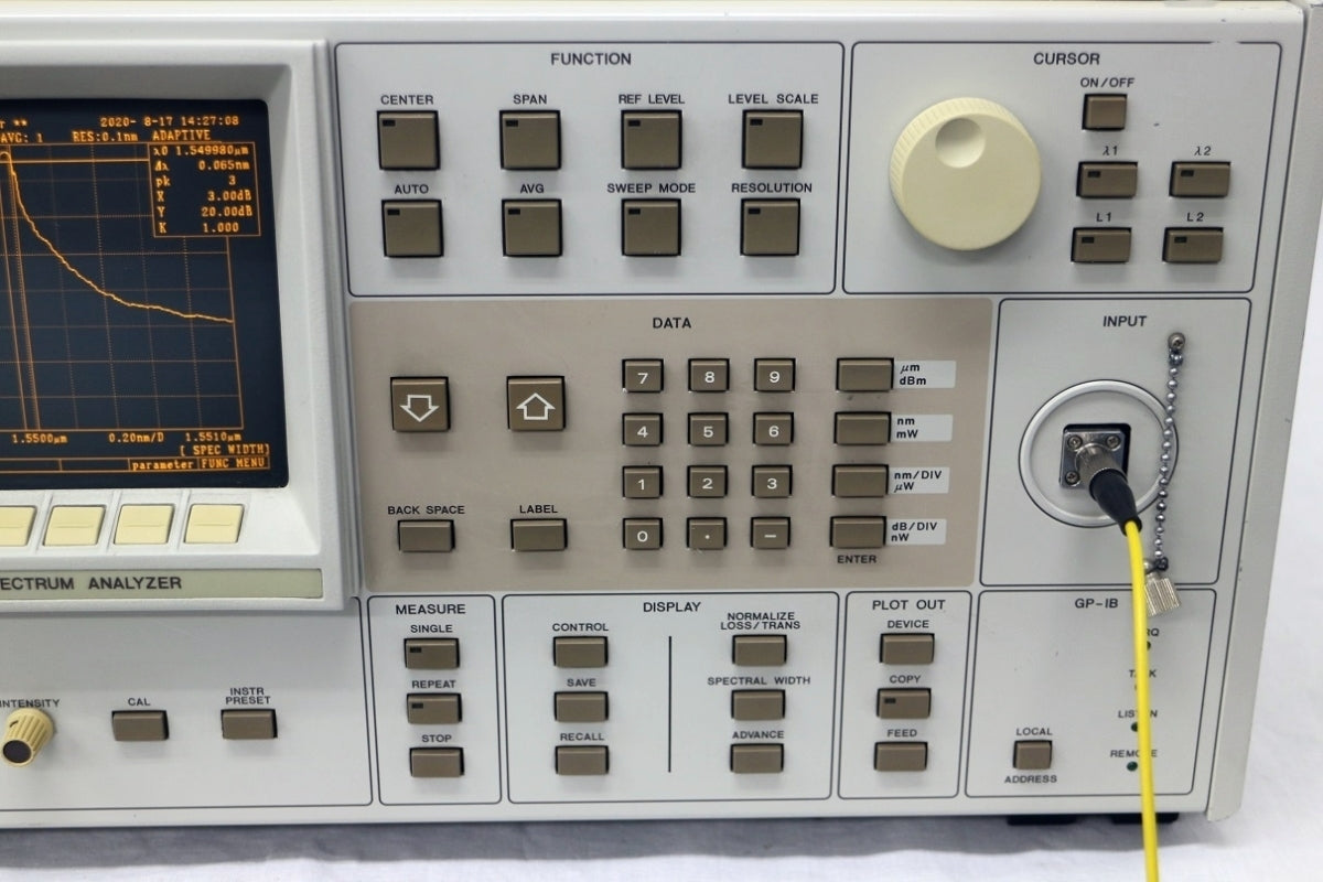 Advantest Q8381 Optical Spectrum Analyzer 600-1750nm [u443822253]