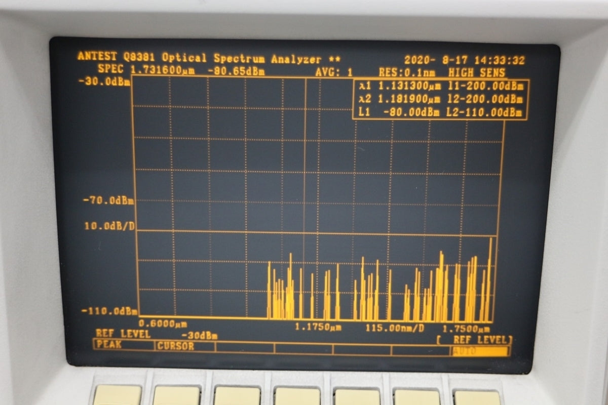 Advantest Q8381 Optical Spectrum Analyzer 600-1750nm [u443822253]