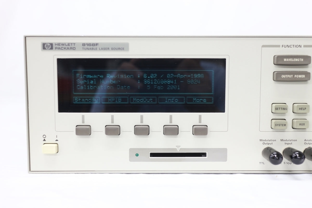 HP 8168F Tunable Laser Source 1480-1570nm [t824498758]