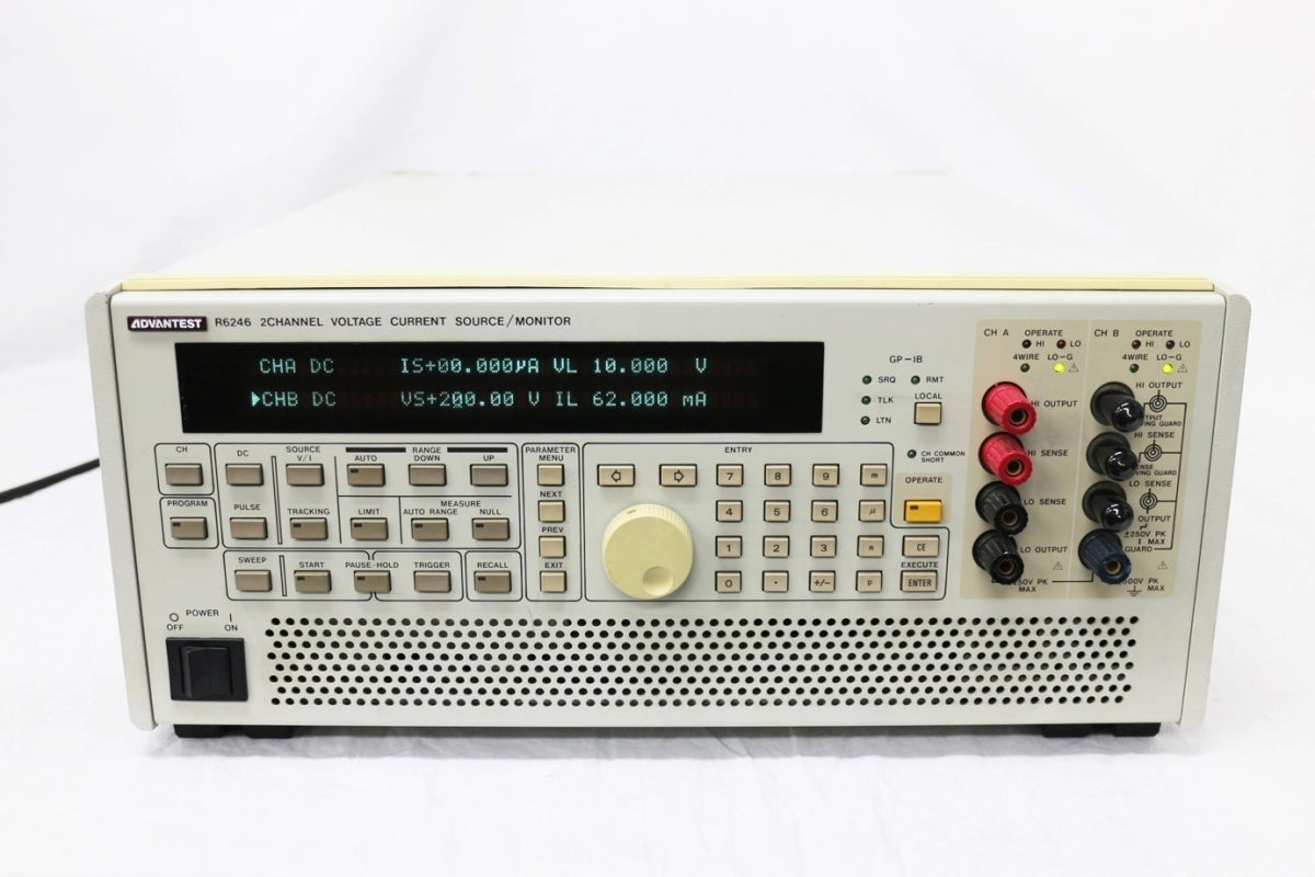 Advantest R6246 DC Voltage Current Source Monitor 2CH 220V 20A [u1023147857]