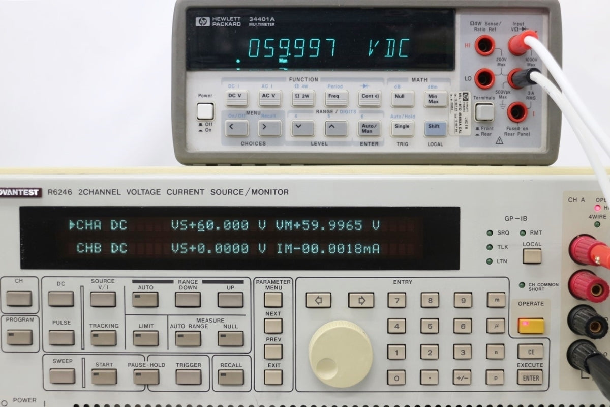 Advantest R6246 DC Voltage Current Source Monitor 2CH 220V 20A [u1023147857]