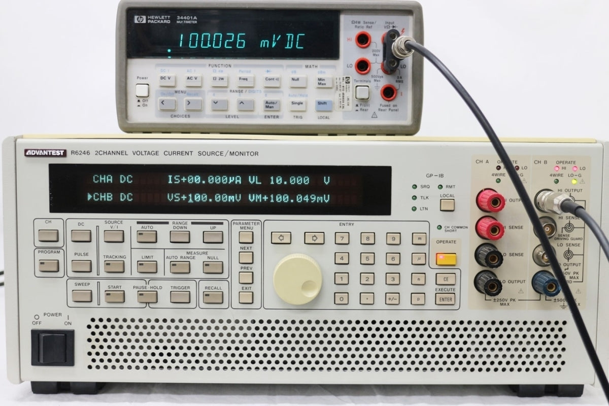 Advantest R6246 DC Voltage Current Source Monitor 2CH 220V 20A [u1023147857]